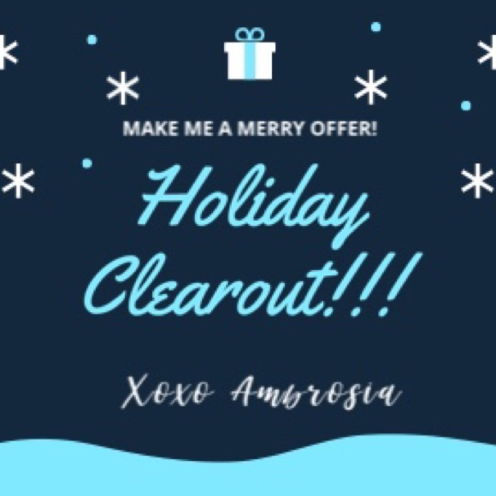Holiday 💙 Closet 🤶🏼 Clear ❄️Out ⛄️